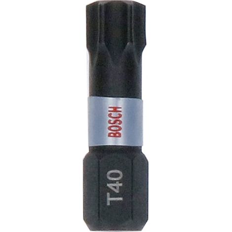 BIT, WELLE, SPITZE T40 25MM IMP 25PCS - B 2607002808 (1/4)