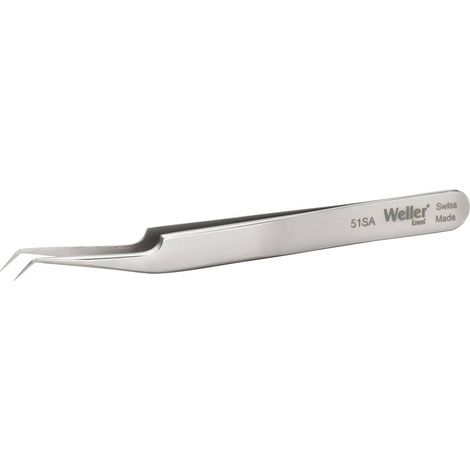 Weller Erem® 51SA Pinzetta di precisione A punta, curvo 30°, extra fine 115.00 mm (1/5)