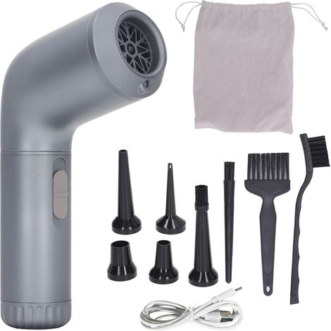 Souffleur électrique sans fil portatif 98000 tr/min, pistolet à air rechargeable pour nettoyage voiture, 3 vitesses réglables, usage industriel (1/5)