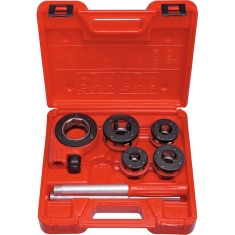 Gewindeschneidkluppe SUPER CUT BSPT R 3/8-1 Zoll im Koffer
