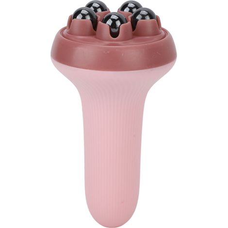 Rouleau de massage magnétique pour le corps, portable et mignon, avec billes magnétiques, pour la nuque et les épaules, idéal pour une utilisation à domicile ou en intérieur (rose). (1/5)