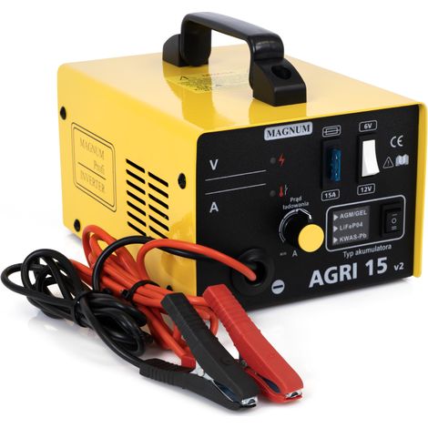 PROSTOWNIK INWERTOROWY AGRI 15 V2 6/12V, 15A, 230V, PB/AGM-GEL/LiFePO MAGNUM