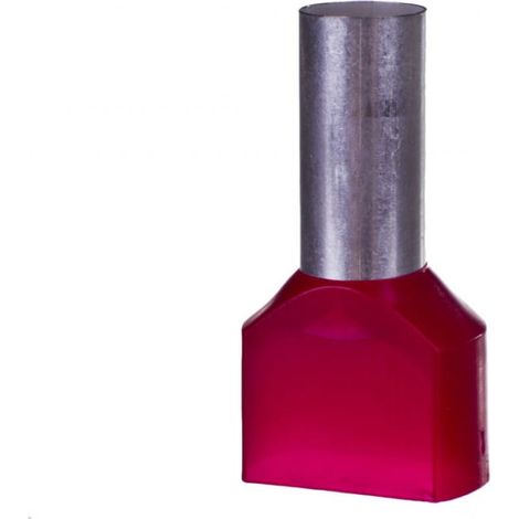 Guaina terminale isolata per cavi HI 2x10/14 DIN E08KH-02020102701 /100 pz./