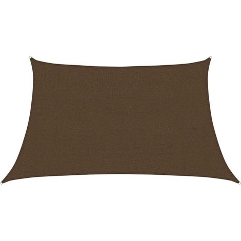 Maison Exclusive - Vela Parasole 160 g/m² Marrone 3/4x2 m in HDPE (1/5)