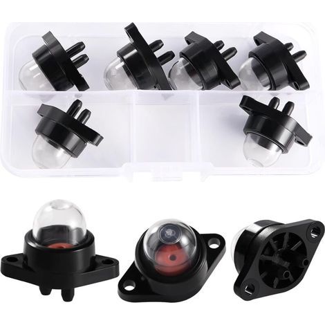 FENOPLASTICAVooGenzek 6 Pièces Ampoule Amorçage, Carburateur Pompe à Ampoule D'amorçage, Bulle D'huile de Carburateur, Compatible avec Poulan 530071835 530047213 Scie à Gaz (1/5)