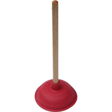 Heva Desatascador de Goma Rojo 180 mm