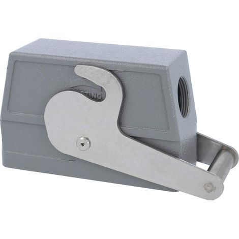 HARTING Han 24B Capot haut, 1xM25 sortie de câble latérale, avec 1 étrier central Presse-étoupe M25 Plage de serrage 9,0 mm - 17,0 mm - 1 Stück (1/3)