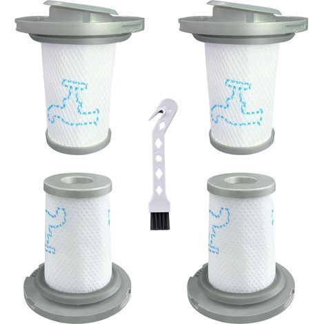 4 Filter für Rowenta X-PERT 6.60 Staubsauger und für Rowenta ZR009006