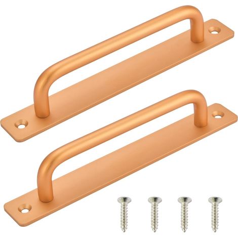 Stück Schiebetürgriffe, Schranktürgriffe aus Aluminiumlegierung, moderne Küchengriffe im Scheunenstil (1/4)