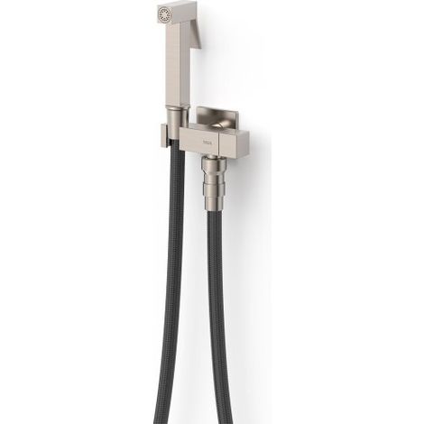 Mitigeur encastré avec douche pour WC Acier - TRES 24112351AC