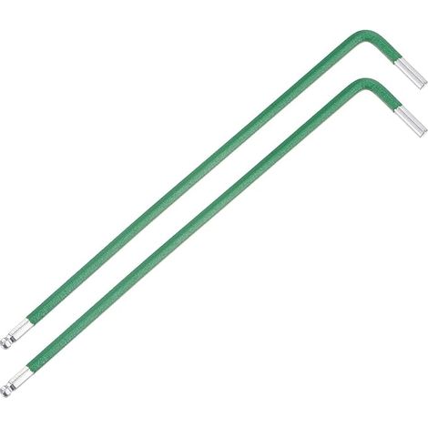 Clé Allen 2.5mm Forme L Bras Extra Long En Acier S2 Vert (1/5)
