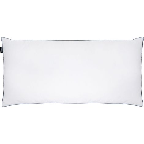 3-Kammer-Kopfkissen TEIDE Niedrig Entenfedern und Daunen 40 x 80 cm Weiß