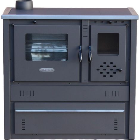 RUSTICO ECO Cuisinière à bois A+ 10 KW EvacuationGauche