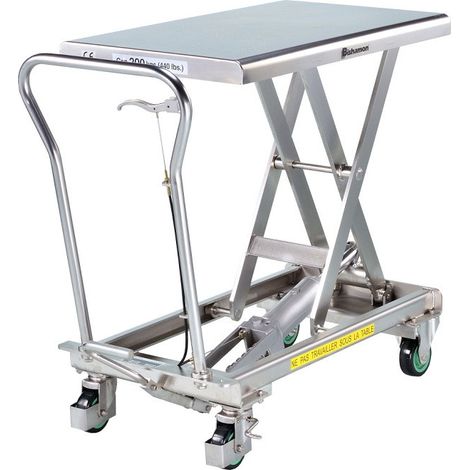 Fimm - Table élévatrice Bishamon 150 kg simple ciseaux inox 304