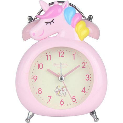 Réveil Enfant Mignon avec Veilleuse - Horloge de Bureau à Aiguilles pour Filles et Garçons, Idée Cadeau Anniversaire (1/5)