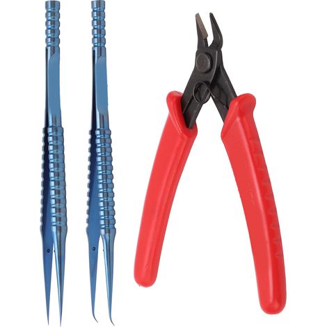 Kit d'outils de réparation électronique, pinces à épiler, pinces, réparation électronique et électrique (1/5)