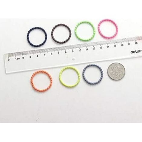 Elastique Cheveux - 50 Pièces - Diamètre 3 mm - Pour Enfant Fille Et Bébé - Usage Quotidien École Fête (1/4)