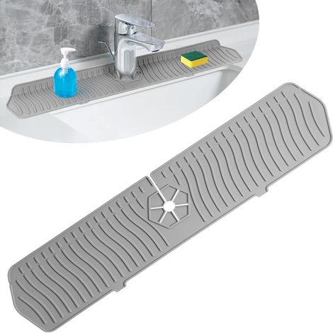 1 Tapis de protection, silicone, anti-éclaboussures, 61x14,5 cm, pour cuisine et salle de bain(Q3 : Nouveaux produits pour le mois d'août) (1/5)