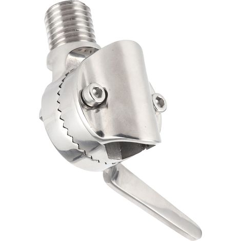 Supports d'antenne VHF marine 84 mm/3,3 po, acier inoxydable 316, visserie de montage à cliquet réglable à 306° (1/5)