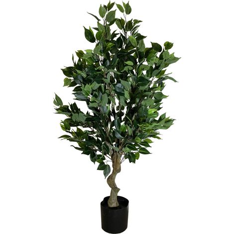 100cm Leaf Realistic Artificial Ficus Tree / Plant Bush Ficus (1/4)