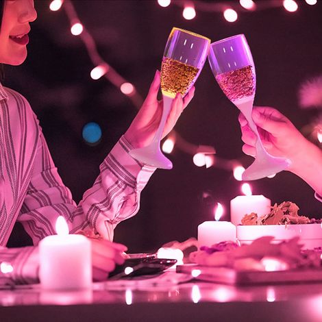 Mug lumineux à LED, verre à champagne créatif pour bar/KTV, idéal pour les banquets et pour créer une ambiance spéciale. (1/5)