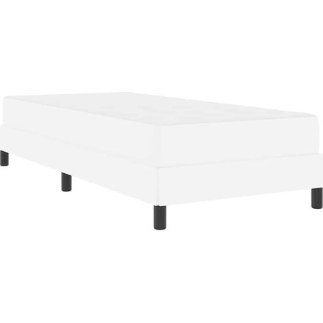 Lit simple,Lit adulte,Lit Autre Blanc pur 90 x 200 cm Faux cuir (1/5)