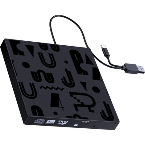 Hub multifuncional USB 3.0 Tipo-C, grabadora de DVD, copia de seguridad de datos, instalación en PC portátil (1/4)
