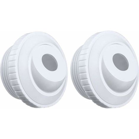 Buse de massage pour piscine - MICH - Jet directionnel - Filetage 1-3/4" - PVC durable - 2 pièces (1/4)