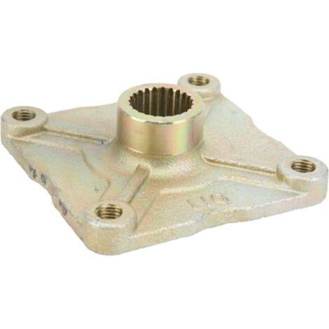 Ymiko Remplacement D'essieu pour Moyeu D'essieu de Roue Arrière Roue de Moto Support de Moyeu D'essieu Arrière 4 Trous de Goujon 23 Dents de Remplacement pour 150cc 200cc Quad Dirt Bike ATV.