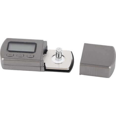 Jauge de force d'appui pour stylet de platine vinyle numérique professionnelle LP MC MM noire (modèle haut de gamme)