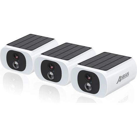 4 pièces caméra WIFI sans fil extérieure 2.4G 3MP batterie caméra de sécurité solaire projecteur couleur Vision nocturne alarme locale (1/4)