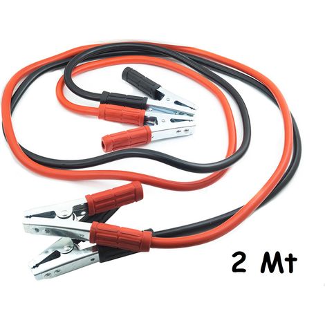 Cavi avviamento auto collegamento batteria pinza 2m 3000 amp bipolari moto
