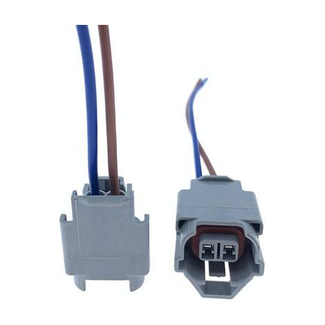 Fuel injector wiring harness connectors compatible with Hyundai Reina, Elantra, Mistra, Santa Fe, Sonata and ix35 models. (1/4)