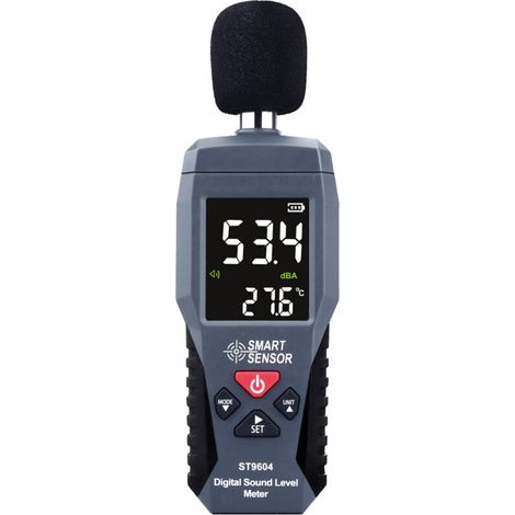 SMART SENSOR Sound Level Meter, Noise Level Recorder, Digital Audio Sound Level Meter, Measurement Range 30-130dB (1/5)