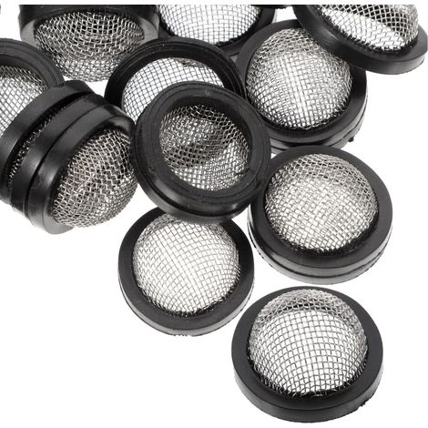 Lot de 30 Joints de Tuyau d'Arrosage, Rondelles Filtre Inox et Caoutchouc (1/5)