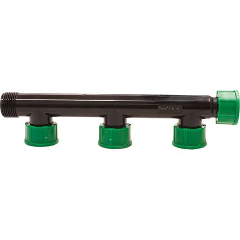 Collettore con ghiera ed OR 3 uscite 1" x 1" x 1" e doppio ingreso M/F IG43510D0N320
