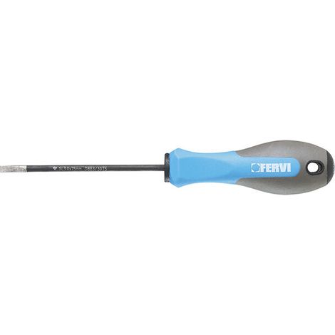 Tournevis plat d'electricien a pointe diamantee 3 x 75 mm