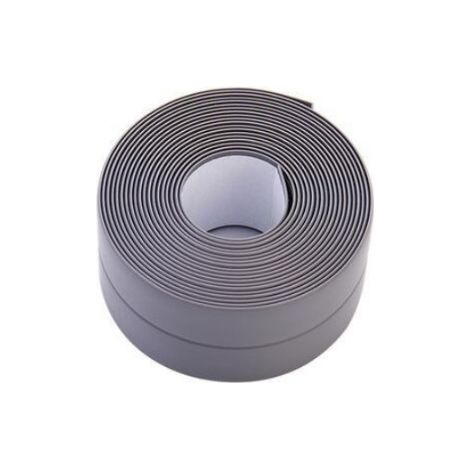 1PC(gris)Rouleaux Bande d'étanchéité Imperméable,Joint Salle de Bain,PVC Ruban de Calfeutrage Autocollant pour Cuisine,Toilettes WC,Baignoire (1/5)