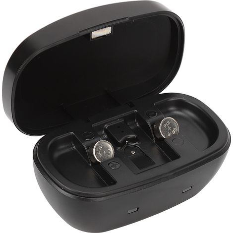 Chargeur de piles pour amplificateur auditif A13, portable USB, ensemble de piles rechargeables longue durée (1/5)