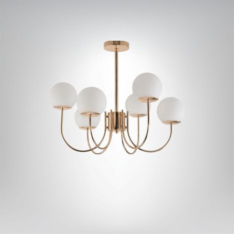 Lampadario Freia 6 - Oro (1/4)