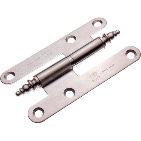 Pernio 408 inoxidable con remate
