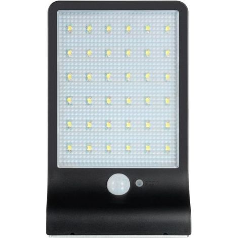 Lampe solaire extérieur avec detecteur de mouvement - 6V 2.5W 36 LED - Noir (1/5)