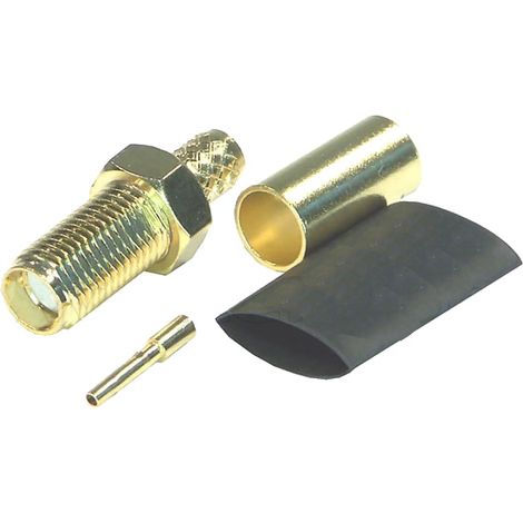 Connettore SMA per cavo RG58, crimpato (1/2)