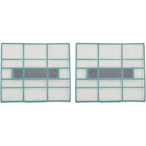 Lot de 2 filtres pour climatiseur standard 1P et 1,5 HP Split AC - Filtre anti-poussière en maille - 32,7 x 28 cm