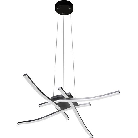 APPLIQUE A SOSPENSIONE LED SERIE 'TRATTI' 35W - 3150LM - col