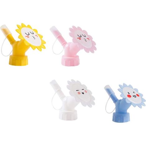 Arrosoir à double bec, pour plantes, fleurs, bonsaïs et pots, en intérieur ou en extérieur, lot de 4.-AquaForge (1/4)