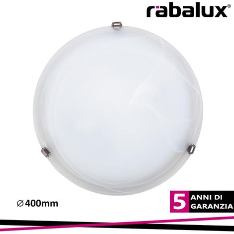Parete / soffitto Alabastro vetro metallo pietra riso / cromo artiglio Ø40cm (1/3)