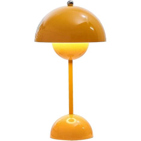 Lámpara de mesa de estilo nórdico con forma de capullo de flor, ideal para decorar un dormitorio, una oficina o una boda (requiere enchufe).