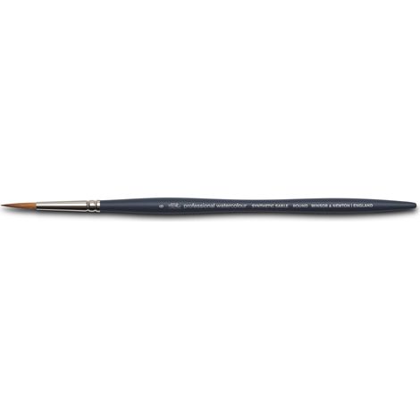Winsor & Newton Pennello professionale per acquerello, sintetico, grigio, Rundpinsel-Nr. 6 (1/2)