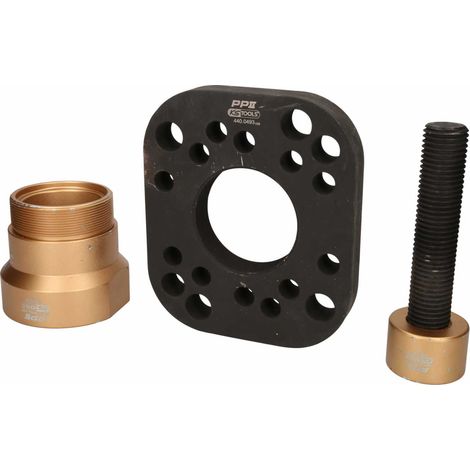 KS Tools Abzieher-Satz für Nabe ohne Radbolzenkranz, 3-tlg., empfohlene Hydraulikzylinder 32 t (1/2)